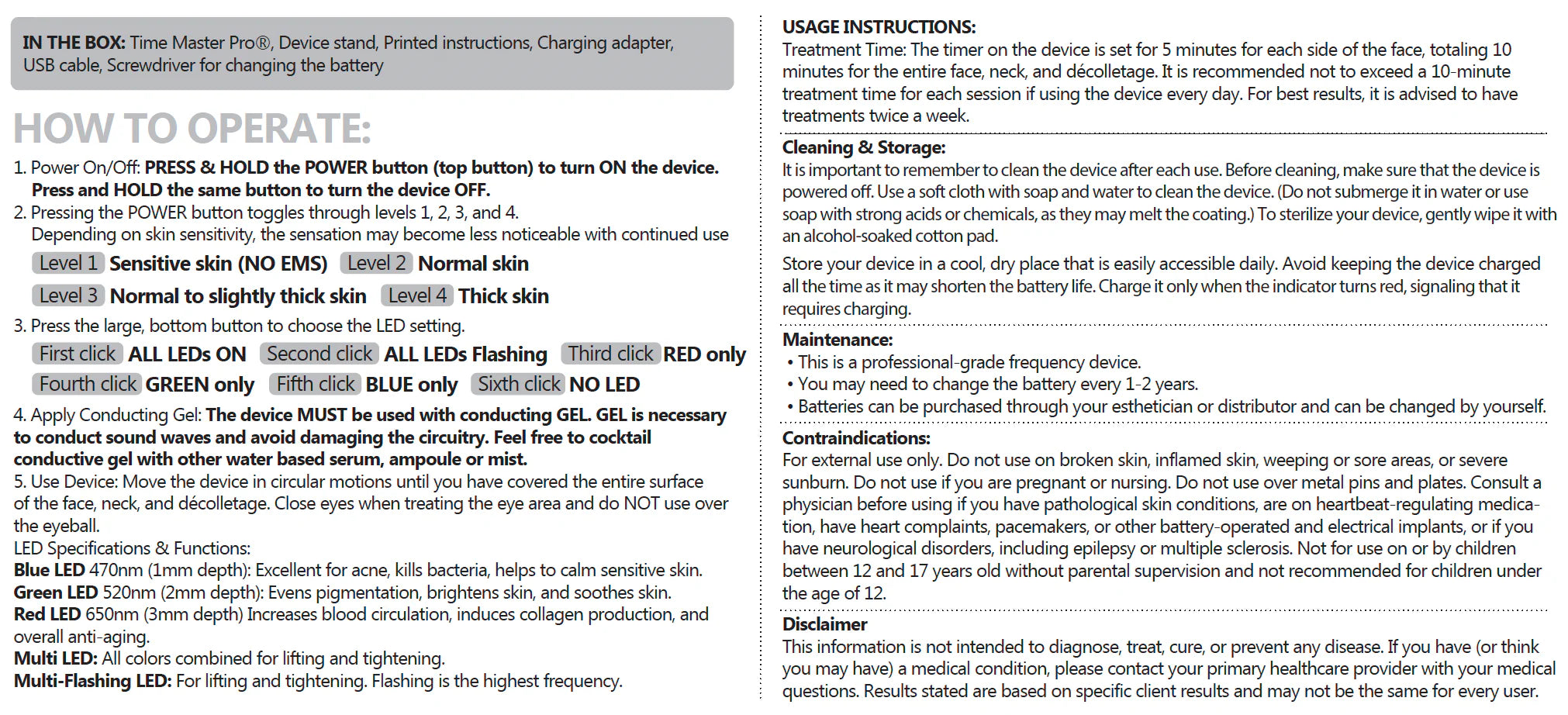 Time Master Pro® with HOP+ Volumizing Gel